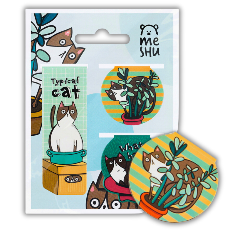 Σελιδοδείκτες Μαγνητικοί Juisy Cat - Meshu