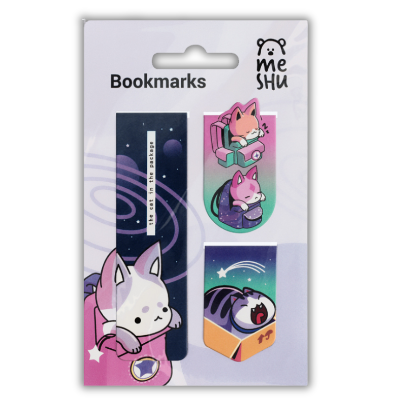 Σελιδοδείκτες Μαγνητικοί Catbox - Meshu