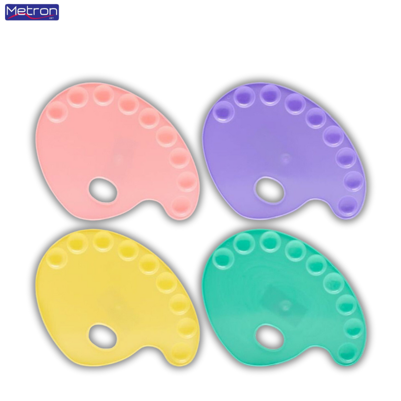 Painting Palette 9 positions pastel colors - Metron