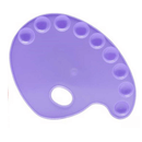 Painting Palette 9 positions pastel colors - Metron