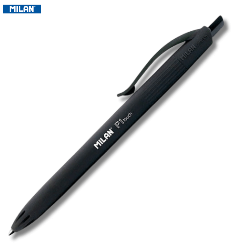 Στυλό Διαρκείας Μαύρο "P1 Touch" 0.7mm - Milan