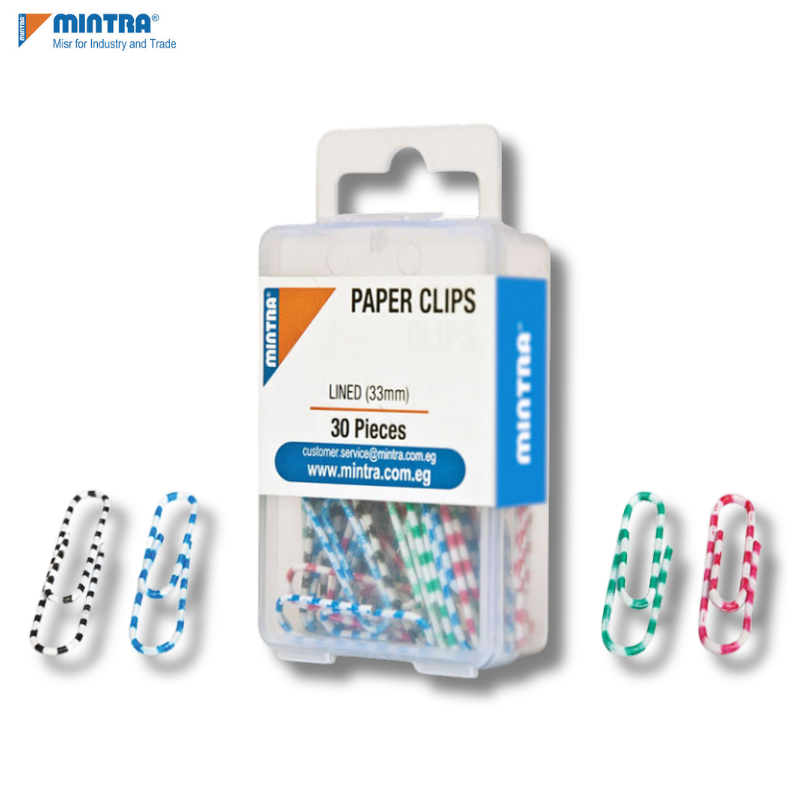 Fasteners Colored No.3, 28mm, Box of 100 Pcs.