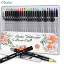 Σετ 25 Μαρκαδόρων Watercolor Brush Markers - Ohuhu