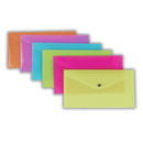 Envelope With Button Plastic A4, 33X23 "Barca"