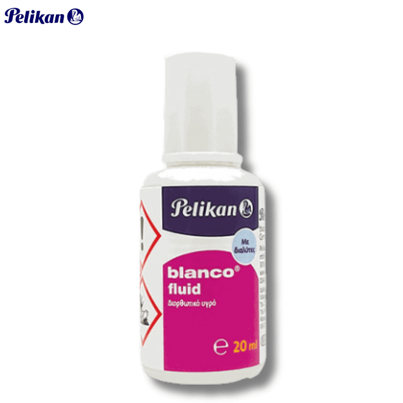 Correction Liquid PELIKAN BLANCO Fluid, 20ml with Brush.