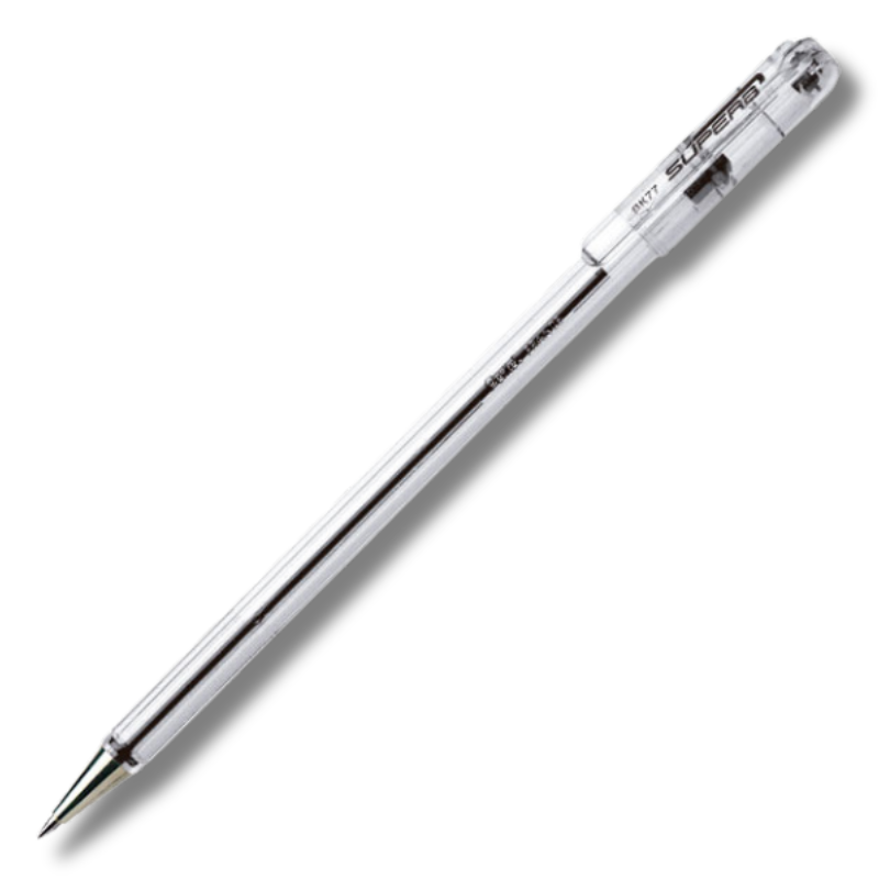 Στυλό Διαρκείας Μαύρο Superb BK77 0.7mm - Pentel