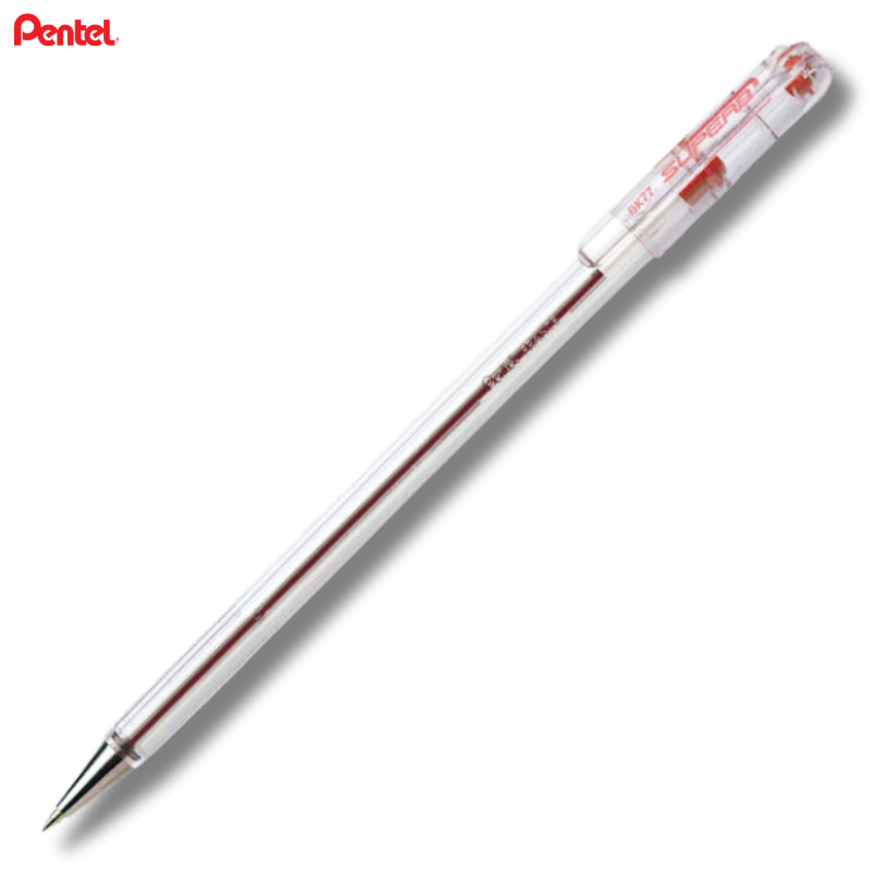 Στυλό Διαρκείας Κόκκινο Superb BK77 0.7mm - Pentel
