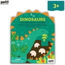 Βιβλίο Ζωγραφικής με Αυτοκόλλητα "Δεινόσαυροι" - Petit Collage