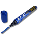 Μαρκαδόρος Mπλέ Ανεξίτηλος με Πλακέ Μύτη Sca- 400 - Pilot