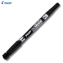 Μαρκαδόρος Ανεξίτηλος Μαύρος Με Διπλή Μύτη "Twin Marker" - Pilot