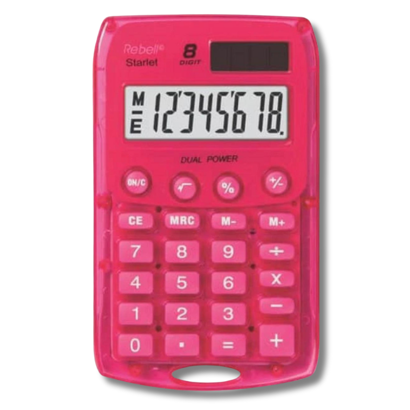 Office Calculator 8 digits, Battery - Luna