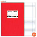 Σχολικό Τετράδιο Β5 Κόκκινο Μ/Φ (Μισού Φύλλου) 50 Φύλλων - Salko Paper