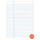 Σχολικό Τετράδιο Β5 Κόκκινο Εκθέσεων 50 Φύλλων - Salko Paper