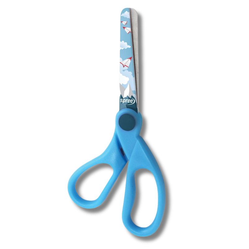 School scissors with ruler 13cm - The Littlies 