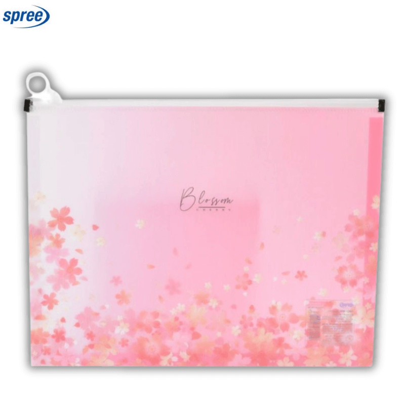 Φάκελος Με Φερμουάρ Α4 Cherry Blossom - Unipap