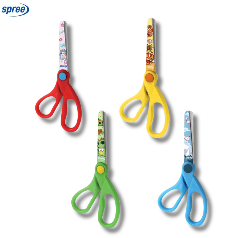 School scissors with ruler 13cm - The Littlies 