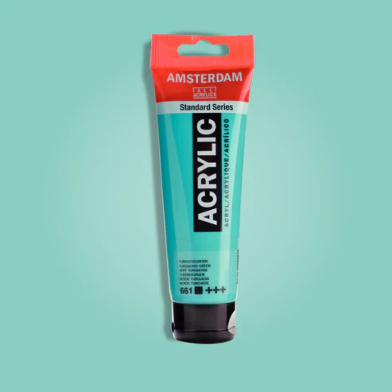 Ακρυλικό 661 Turquoise Green 120ml - Talens Amsterdam