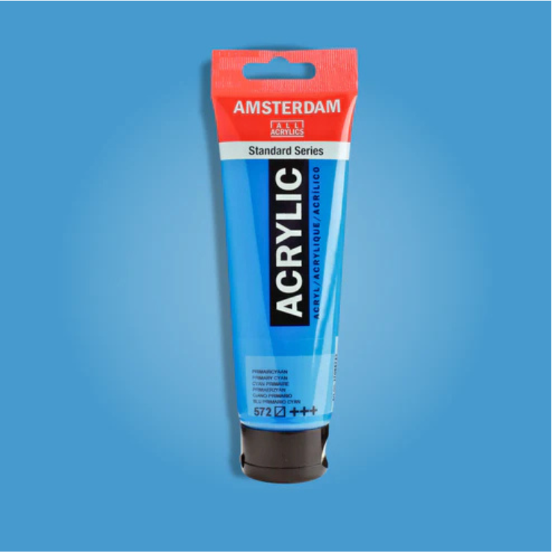 Ακρυλικό 572 Primary Cyan 120ml - Talens Amsterdam