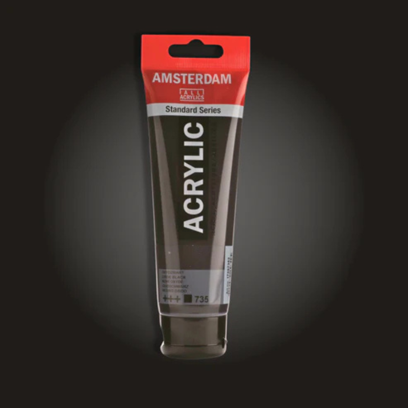 Ακρυλικό 735 Oxide Black 120ml - Talens Amsterdam