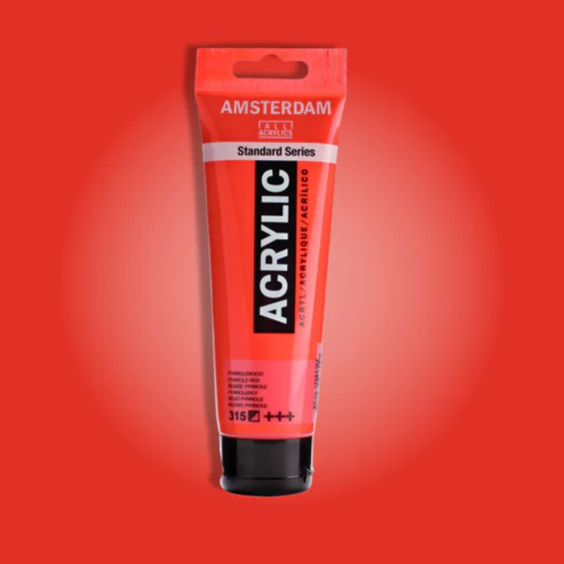 Ακρυλικό 315 Pyrrole Red 120ml - Talens Amsterdam