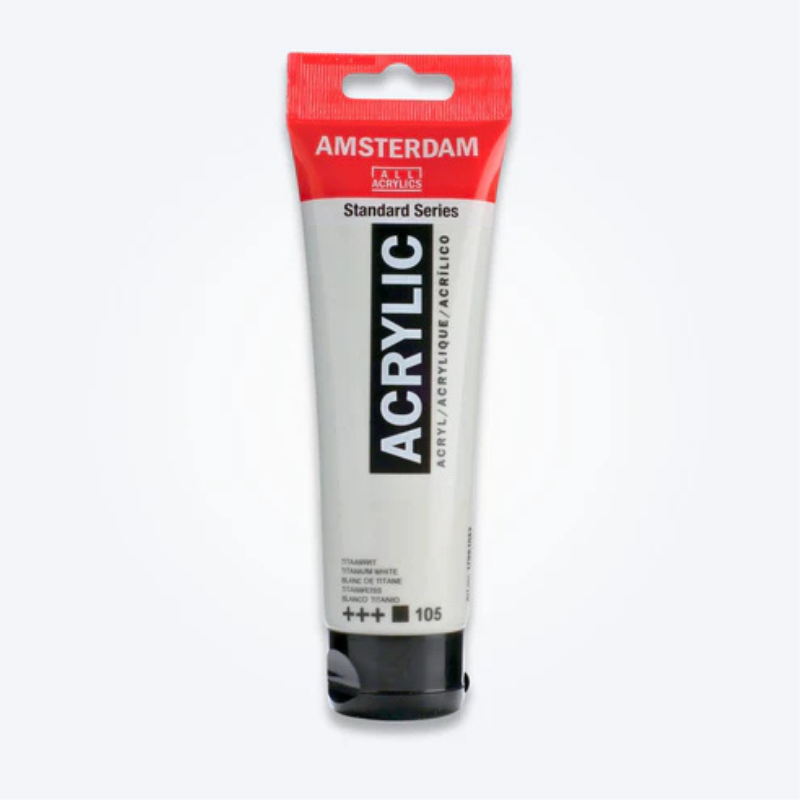 Ακρυλικό 105 Titanium White 120ml - Talens Amsterdam