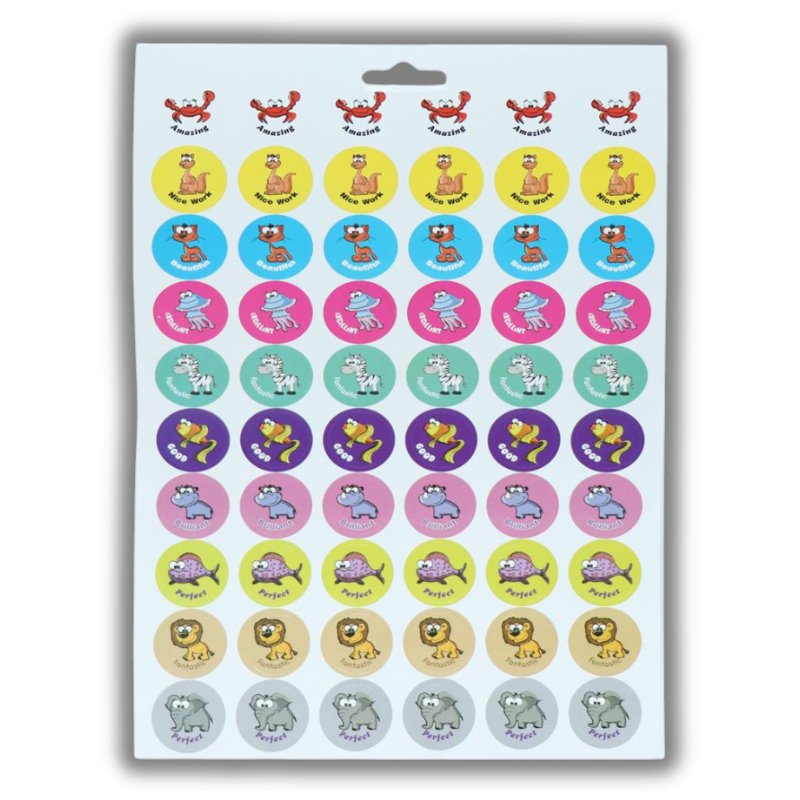 Reward Stickers Block 8 pages - The Littlies 