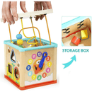 Top Bright Ξύλινο Κουτί - 5-in-1 Activity Cube Spring