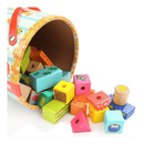 Top Bright Ξύλινα Τουβλάκια - Forest Animal Building Blocks