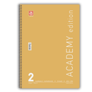 Τετράδιο Σπιράλ Academy 2 Θέματα 21x29 - Typotrust