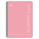 Τετράδιο Σπιράλ Academy Pastel 3 Θέματα 21x29 - Typotrust