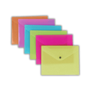 Envelope With Button Plastic A4, 33X23 "Barca"