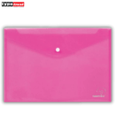 Envelope With Button Plastic A4, 33X23 "Barca"