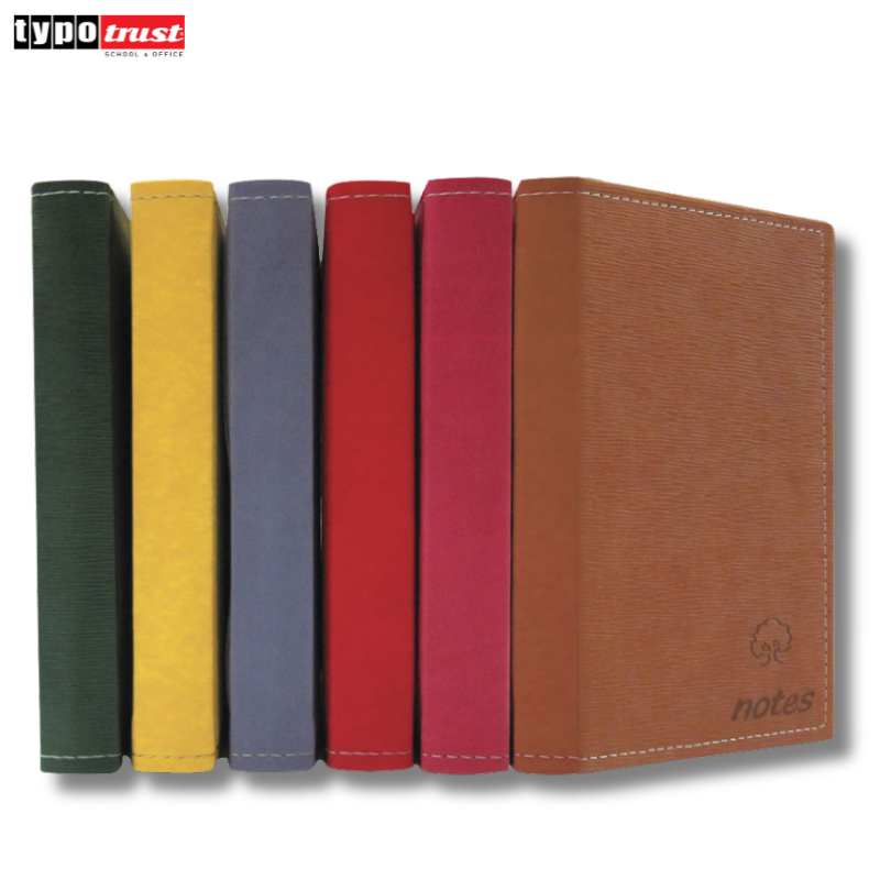 Notebook Bound Striped NOTES, 12x17, 150 Pages.