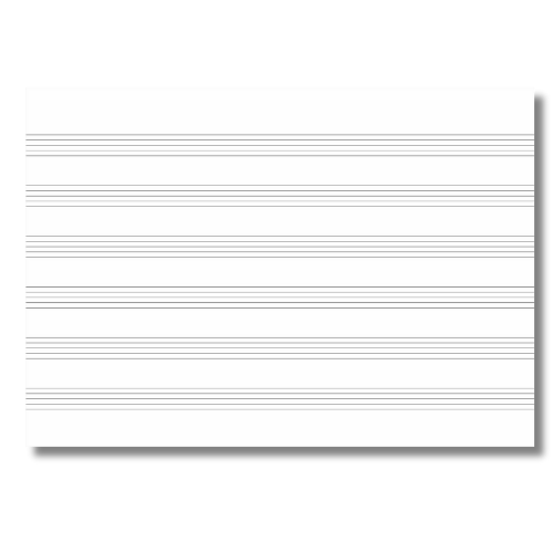 Music Notebook Pin 40 sheets 17x25 - Smart Paper