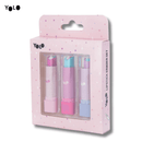 Σετ Αρωματικές Γόμες Lipstick (3 χρώματα) - Yolo