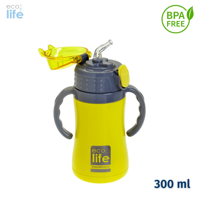 Kids Thermos Yellow 300ml - Ecolife