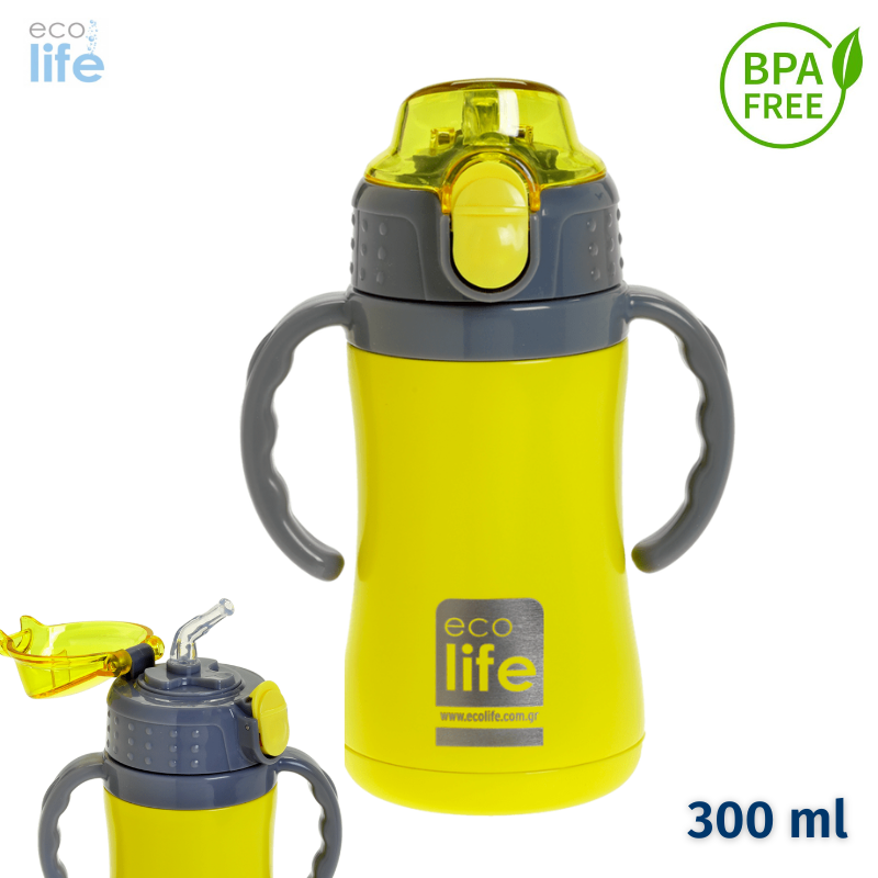 Kids Thermos Yellow 300ml - Ecolife