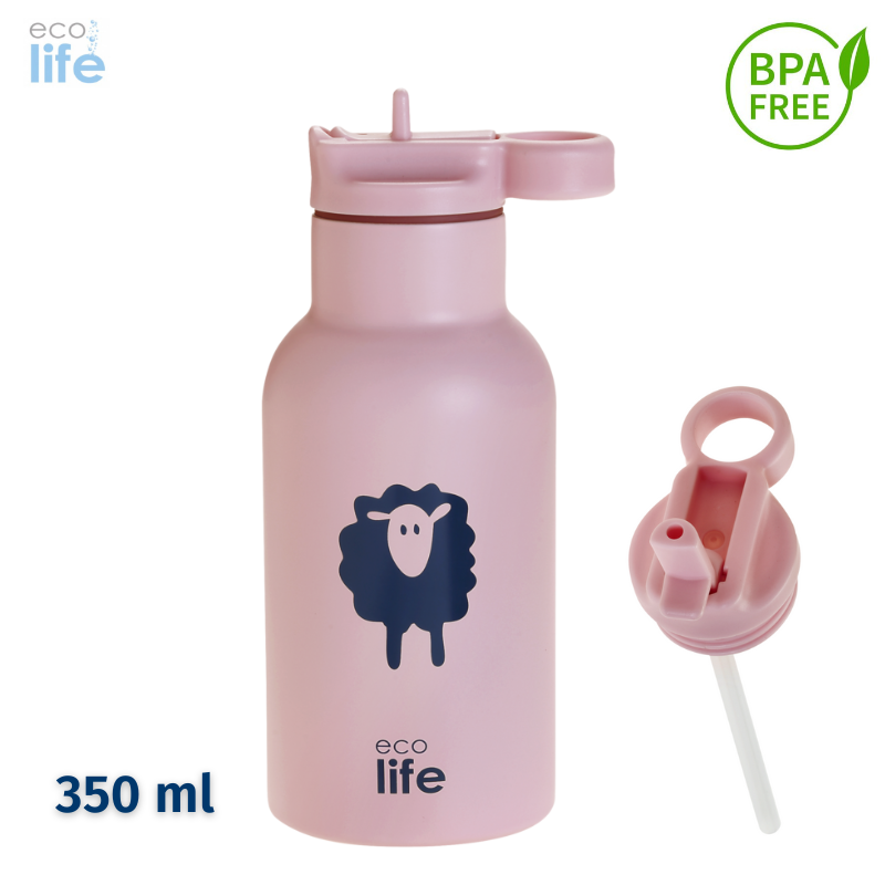 Kids Thermos Animals Sheep 350ml - Ecolife