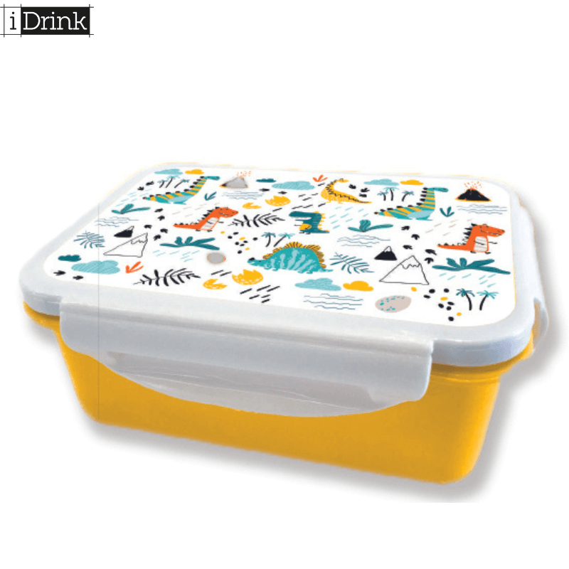 Food Container School Tupper BPA FREE Dinosaurs