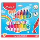 Μαρκαδόροι Ζωγραφικής Color’Peps My First Jumbo 24 Χρώματα - Maped