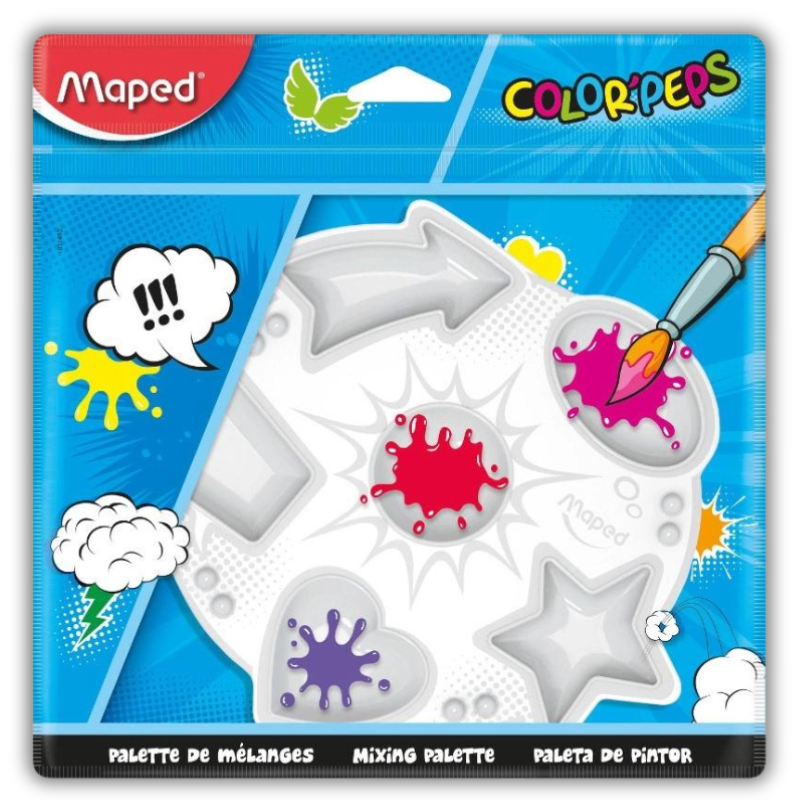 6 place Painting Palette - Maped