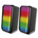 Ηχεία Υπολογιστή 2.0 με RGB Φωτισμό και Bluetooth Ισχύος 5W - Element SP-80BT