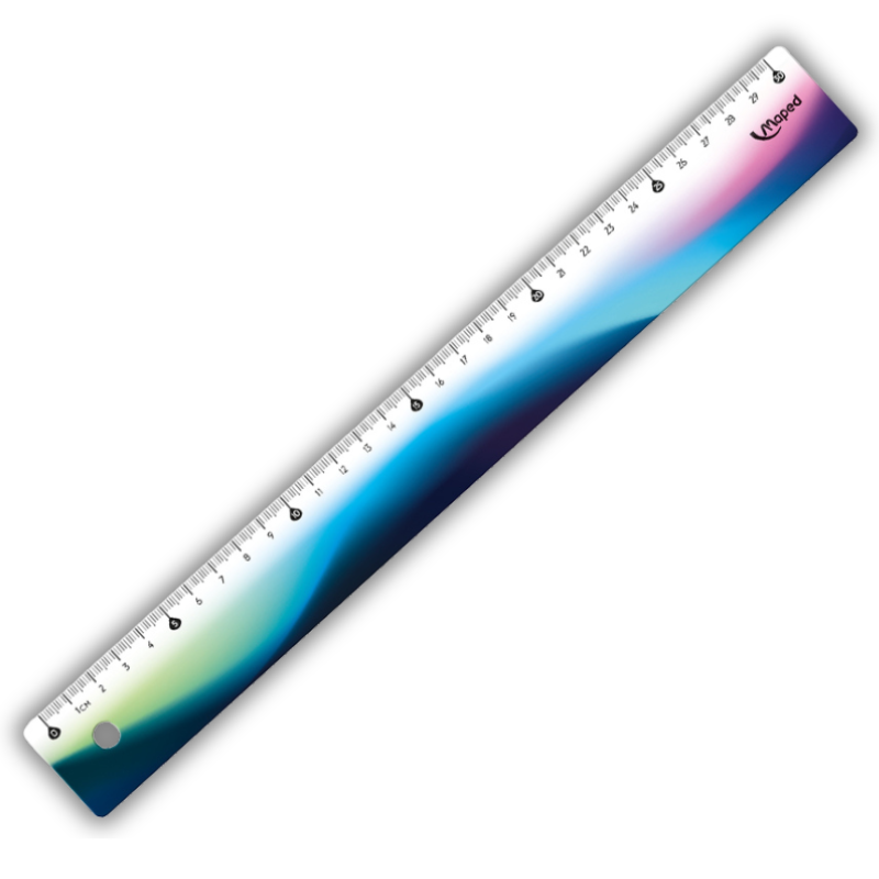 Ruler 20cm Geometric - Mapped