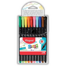 Μαρκαδόροι Graph'peps 0.4mm σε 10 Χρώματα - Maped