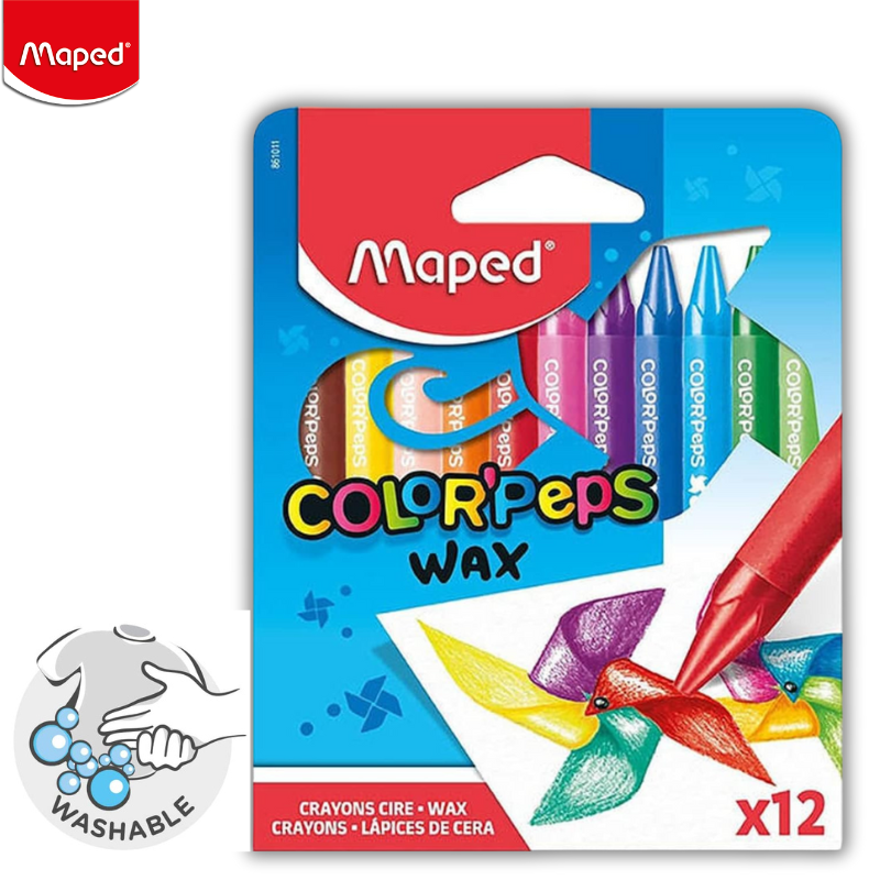 Color'peps Wax 12 Colors - Maped