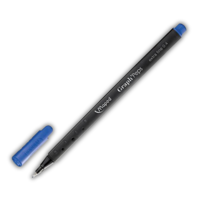 Μαρκαδόροι Graph'peps 0.4mm σε 10 Χρώματα - Maped