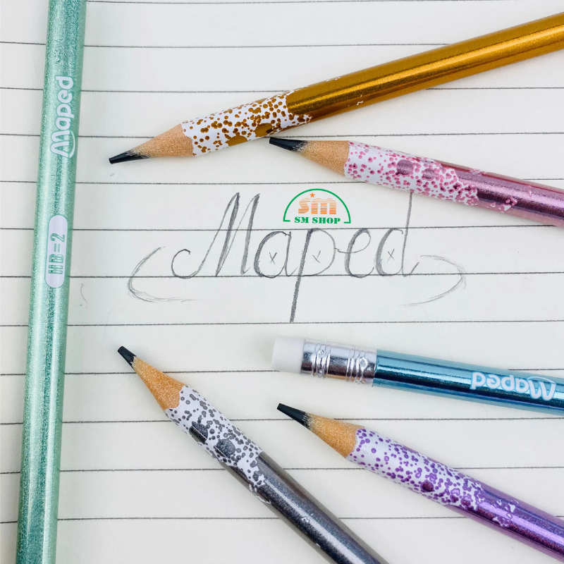 Pencil with Eraser HB NIGHTFALL- Maped 