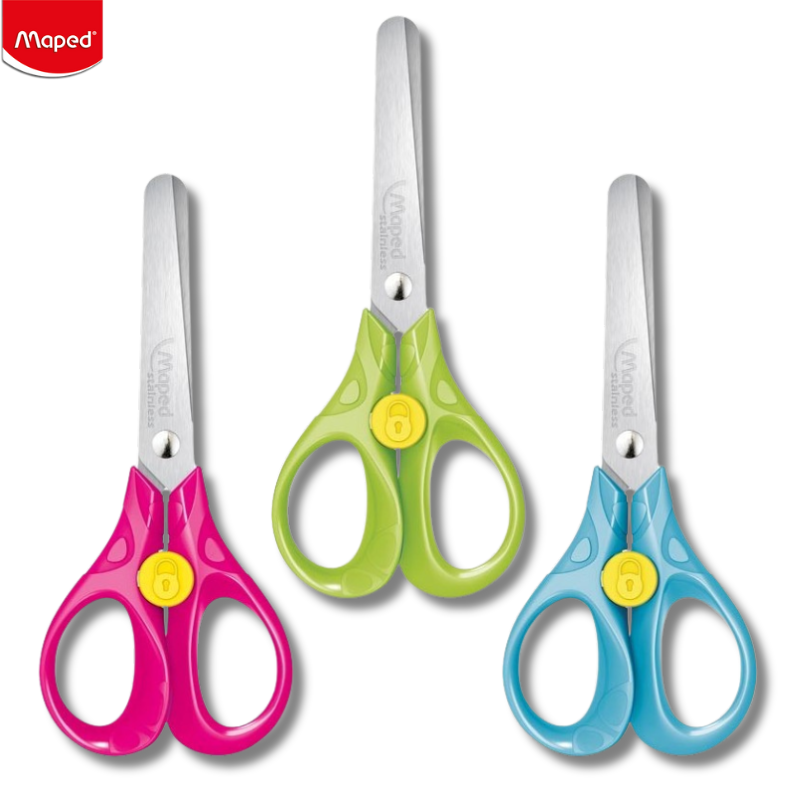 Safety scissors with button 13cm - Maped