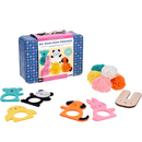 Σετ Kατασκευής Ξύλινων με πομ πομ - Petit Collage