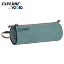 Κασετίνα Βαρελάκι 20Χ8εκ, EXPLORER Χακί Κασετίνα Psalidixarti.gr